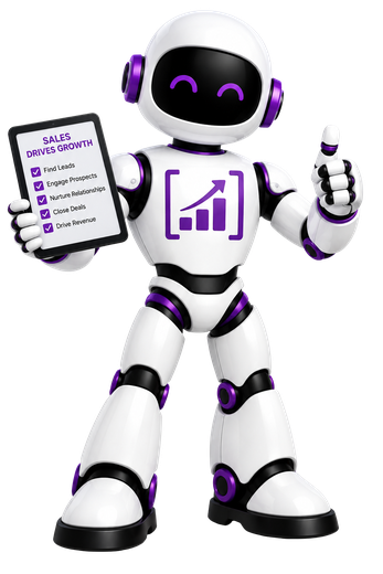 The Sales Agent mascot